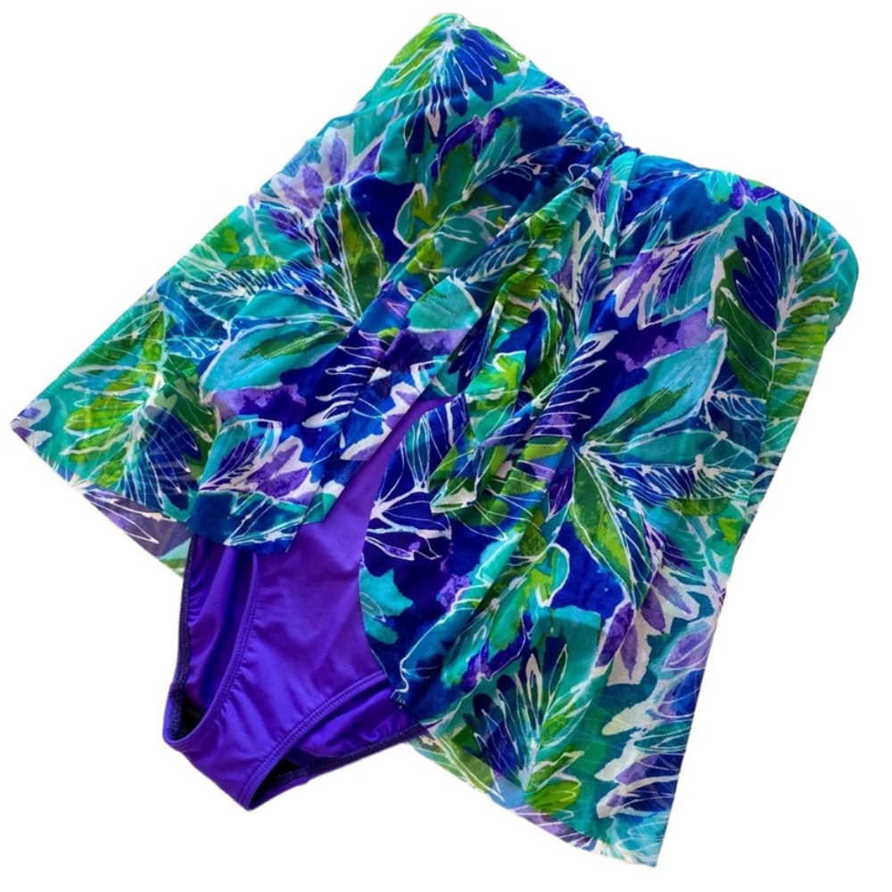 EUC Ralph Lauren Palm Leaf Swimsuit
